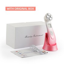 얼굴비대칭교정 페이셜 메조 테라피 electroporation rf 무선 주파수 led, 1-협력사, 그라데이션 핑크