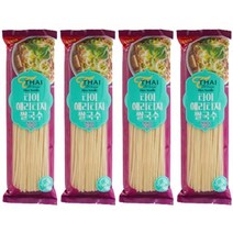 타이 라이스페이퍼쌀국수면 모음 101495, 타이 쌀국수1mm 250g 4개