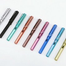 저가 만년필 입문용 저가형 입문 초보 선물 필기용 여자 여성 고급 선물용, 상품선택, 2-스틸만년필-골드