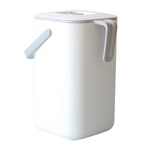 [리라] 담따 대용량음식물쓰레기통 5L_화이트