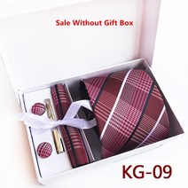 새로운 솔리드 넥타이 남성용 8CM 실크 넥타이 포켓 스퀘어 커프스 단추 넥타이 클립 세트 스트라이프 격자 무늬 남성 웨딩 정장 A010