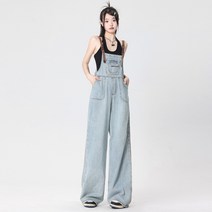 hululu 여성멜빵바지 와이드팬츠 청점프슈트 YD-974