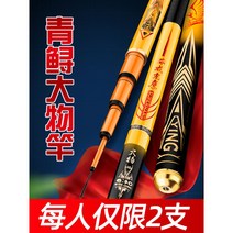 낚싯대 민물 바다 루어 선상낚시대 중층 배스 찌 원투대 1, 9.0m폭력(철갑상어올인원+오리지널장대조금)