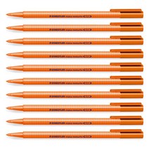 스테들러 트리플러스 텍스트 서퍼 362 삼각 형광펜, 주황, 10개입