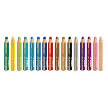 스타빌로 우디 3in1 멀티 크레용 (색연필 수채물감 크레용 표현가능), 우디/터쿼이즈-470