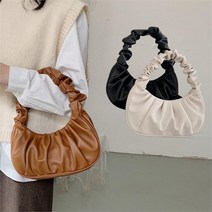 라일리 라일리 Rly 여성 3색 만두모양 캐쥬얼 주름 트랜디 숄더백 (9508604)