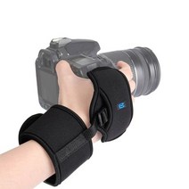 PULUZ PU224 카메라 손떨림방지 핸드와이드 더블 그립 손목아대 보호홀더, PU224_핸드와이드, 블랙