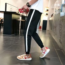 나nanr_남성 트레이닝 바지 옆굵은줄 밑단 시보리 SH-7055 헬스용 트레이닝복 운동 츄리닝 하의♥sksnfll