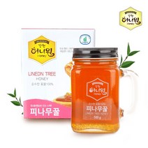허니원 [허니원] 피나무 벌꿀 핸들컵 500gx1병, 1, 없음/없음/없음