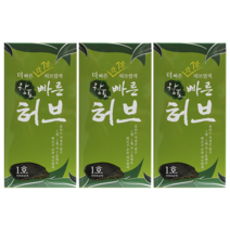 [정품] 중외제약 창포 빠른 허브 천연염색약 3개/옻안타는염색, 3개, 1호 자연흑갈색