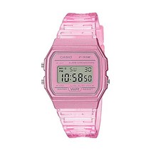 품 CASIO 카시오 스탠다드 F-91WS-4 손목시계 맨즈 레이디스 키즈 아이 소년 소녀 치프 카시오 칩카시 디지털 데이트 핑크 스켈레톤 해외 모델