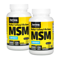 자로우 엠에스엠 MSM 식이유황 1000mg 120정 2세트 OPTI 옵티 MSM 메틸설포닐메탄
