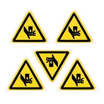 [케이로] 342783 방수 내유성 기계식 레이저 화학 보안 로고 태그 경고 표지판 스티커 안전 라벨 교육용 25cm 5cm 10cm 5 개, 100mm, D_100mm