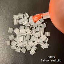 파티용품 풍선 아프리카별풍선 다이소풍선막대 열 스탠드 샤워 생일 웨딩 파티 장식 Eid Baloon 아치 키트 펌프 ons 액세서리, 08 50pcs seal clip