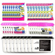 제습ZONE 습기제거제 물먹는 하마 옷장용 참숯 대용량, 09.물먹는하마슬림대용량교체용-3개