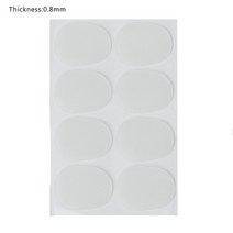 고음알토테너 색소폰 클라리넷 마우스 피스 패치 패드 쿠션 0.5mm 0.8mm 8 개, [04] 8W