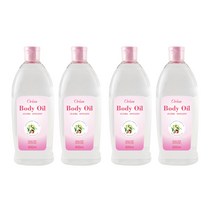 호호바함유된 바디오일 600ml 4개 바디 마사지 보습