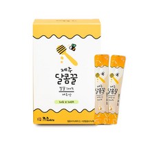 환절기 건강관리 면역력 제주꿀 답례품 제주벌꿀스틱 제주달콤꿀10g 10개입, 1개