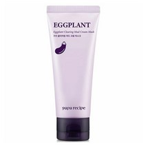 파파레서피 가지 클리어링 머드 크림 마스크 100ml, 2개, 1개입