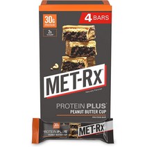 MET-Rx 프로틴플러스 피넛버터 프로틴바 4개입