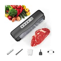 진공포장기 스타터 키트가 있는 식품 절약 수비드용 자동 진공포장 커터 진공 백&롤 건조 습식 모드 LED 표시등 지퍼 백용 슈트