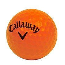 155255 캘러웨이 HX 연습용 골프공 무료 각인, Orange, 18 Pack, Orange