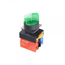 1A1B 2단 자동 셀렉터 스위치 트랜스부착형 LED 램프 220V DC 22mm NS22-SA2-L4D1A1B4PIN 22파이 LED 램프 스위치, 옐로우 [NS22-SA2-L4DY1A1B]