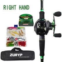 1.8-2.7m 카본 캐스팅 로드 콤보 m 파워 트래블 로드캐스팅 릴 가방 포함 루어 박스 낚시 세트 전체 키트 낚시 도구, 1.8m, 오른손
