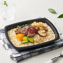 [채식플랜] 비건도시락 콩불구이 전주비빔밥, 단품