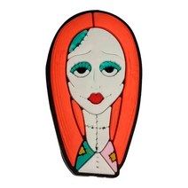 호환 지비츠 1 개 PVC 마녀 무서운 끔찍한 광대 신발 멋진 정원 액세서리 맞는 크록 매력 파티 선물, [01] Beige