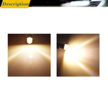헤드라이트 LED 램프 전구 6V 12V 자동차 인테리어 돔 트렁크 라이트 자동 오토바이 사이드 파커 따뜻한/화이트 BA9S T4W BAX9S H6W BAY9S H21W 4 개, Warm White_BA9S 6V DC