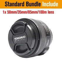 DSLR렌즈 카메라 렌즈 용인 YN50mm YN85mm F1.8 YN35mm F2 YN100mm 자동 초점 Nikon DSLR 용 광각 대형 조리개 고정 AF, YN85MM F1.8N Lens_Standard Bun