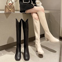 여성 워커 워커힐 여자 하이힐 부츠 플랫워커 화이트 나이트 마틴 가을 겨울 플러스 벨벳
