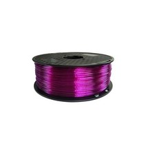TPU 3D 플라스틱 인쇄 필라멘트 유연한 재료 그레이 블랙 레드 컬러 프린터 1.75mm 250G, Transparent Purple