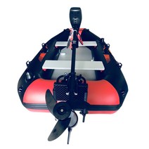 선외기 소형 보트 엔진 모터 추진 전기 프로펠러 낚시 고무보트 12V 48V, (속도 4-6km/12V/1-3인용)