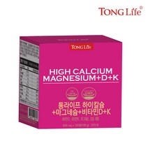 TongLife 통라이프- 하이칼슘+마그네슘+비타민D+K-2개월분-산호칼슘-상어연골분말 함유-1박스, 1개, 108g