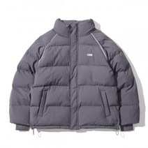 FCMM 클럽 파이핑 숏 패딩 점퍼 그레이 CLUB PIPING SHORT PADDING JUMPER GREY