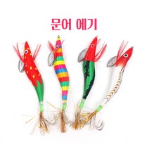연피싱 다잡아 문어 전용에기 3.5호, 색동