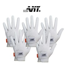 애니골프 미라클 천연올양피 남성용 골프장갑 왼손 5개 / 몬스터골프, 사이즈 : 24