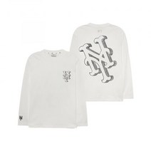 MLB 베이직 메가로고 긴팔 티셔츠 NYM (White)