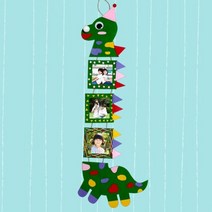 샵민트 공룡만들기 만들기재료 펠트키다리액자 3개묶음, 색상본상품선택