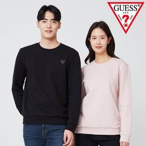 [게스진]게스 MM4K9460 공용 미니삼각 기모쭈리 맨투맨 티셔츠