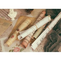 빈티지 영문 페이퍼종이 감성 촬영 소품 민속주점소품