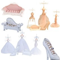 악세사리 반지 꽂이 귀금속 매대 플리 마켓 진열장 진열대 거치대 드레스, 웨딩드레스(화이트)반지꽂이쇼파