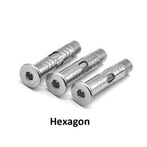 웨지앙카 동공 케미칼 세트 스트롱 드롭인 앙카 1pcs m6 m8 m10 육각, m6x40mm, 육각 소켓-1pcs, 1개