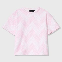 여성 사보나 루즈핏 볼패턴 티셔츠 W (L/Pink)