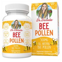 닥터 데니얼 벌꿀화분 120 캡슐 Bee Pollen from Dr. Danielle Natural Bee Pollen Supplement 500mg