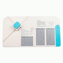 DIY 포켓 종이 커터 봉투 펀치 보드 엠보싱 스크랩북 용품 만들기, [01] White