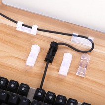 다린 선정리 케이블 대형 투명 16개 1세트 후크 전선정리 다용도 고정 클립 홀더, 1개