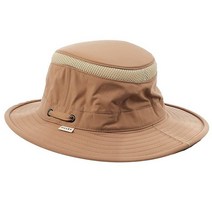 Tilley Standard LTM5 Airflo 미디엄 브림 재활용 올리브 19.5cm(7 1/2인치), Dark Tan_7 3/8